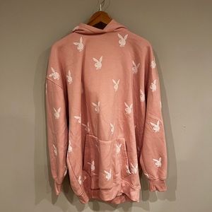 Missguided X Playboy Oversized Sweatshirt Dress